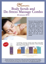 Body Scrub and De-Stress Massage Combo